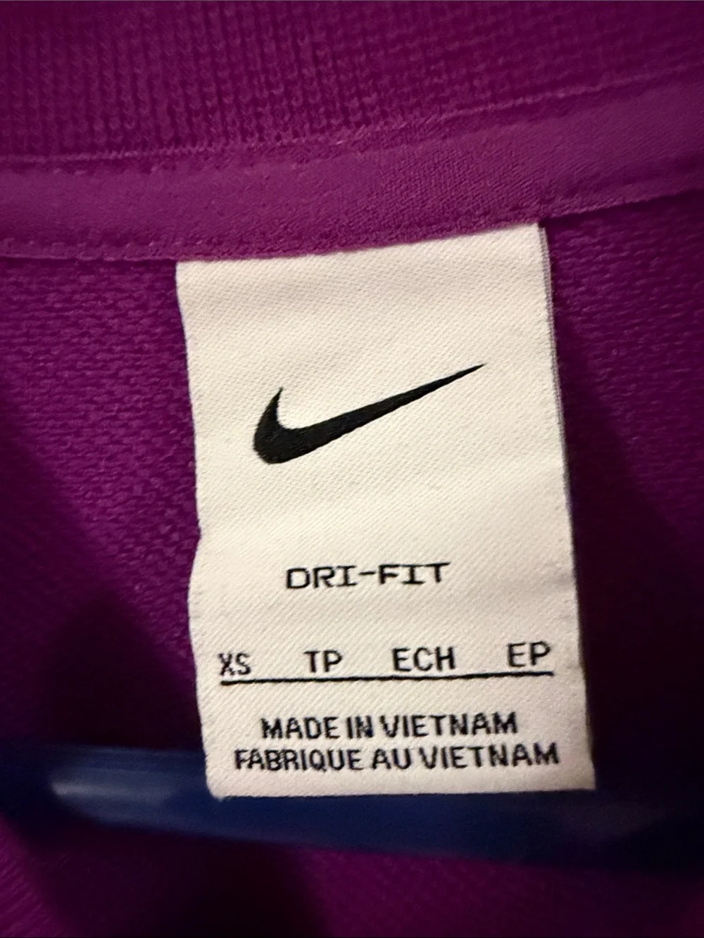 Nike Plum Crewneck Sweatshirt with Pink Swoosh XS